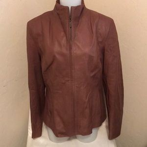 Women’s Cole Haan Leather Jacket Size 12